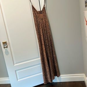 Cheetah slip dress